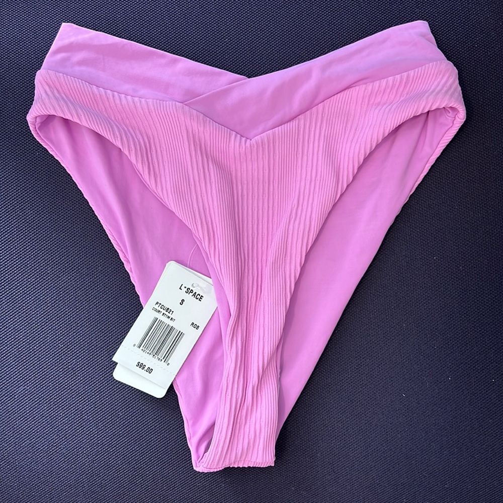 L*Space Court Bitsy Bikini Bottom (S) (NWT)